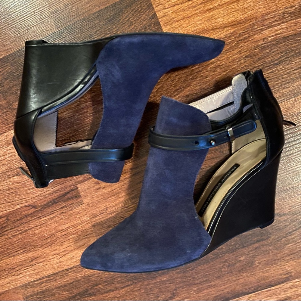 French Connection Wedge Booties